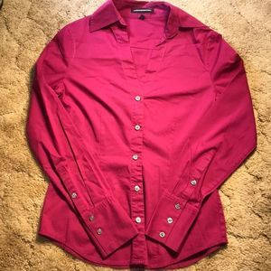 Express Button Down Ling Sleeve. Size X-small